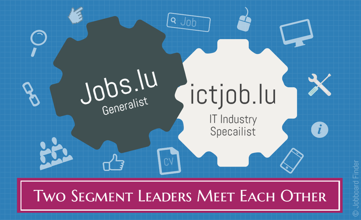 Two segment leaders meet each other: Jobs.lu and ictjobs.lu