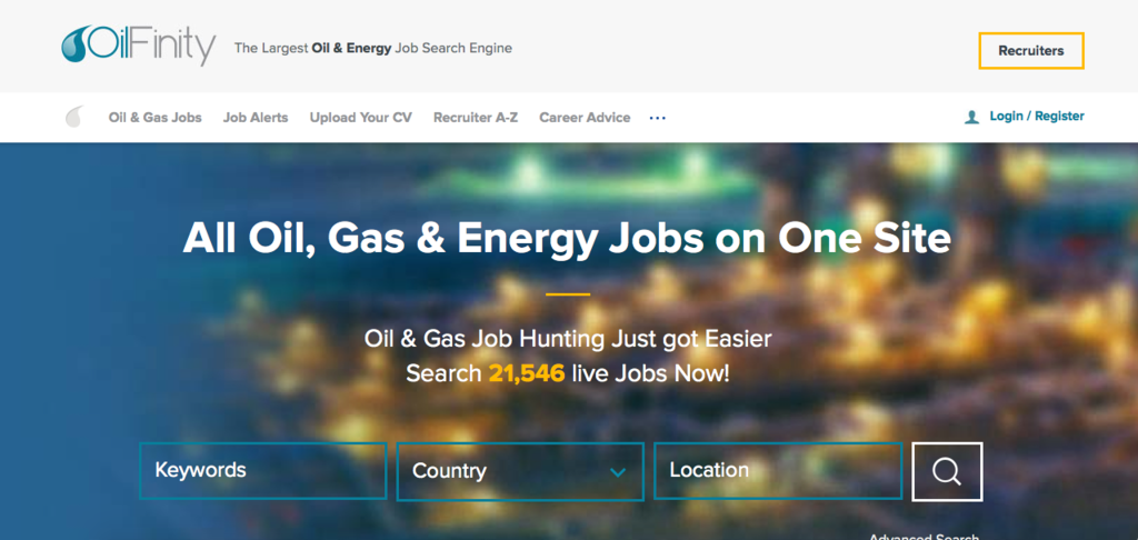 OilFinity's new website