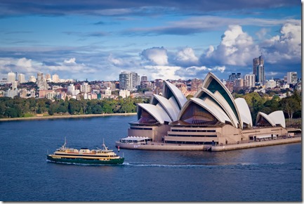 Sydney Opera House and Ferry