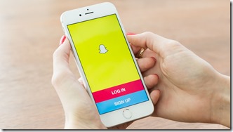 Snapchat-log-in-screen