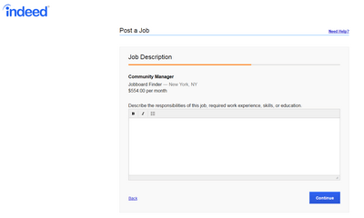 Job description Indeed