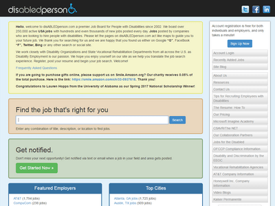 disabledperson homepage