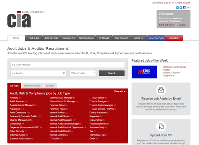 careersinaudit homepage