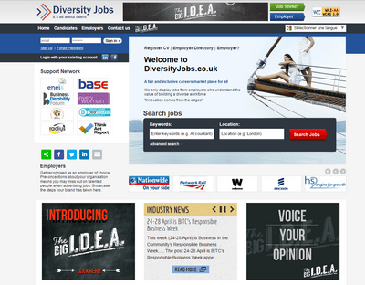 diversity jobs homepage