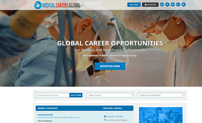 medical careers global homepage