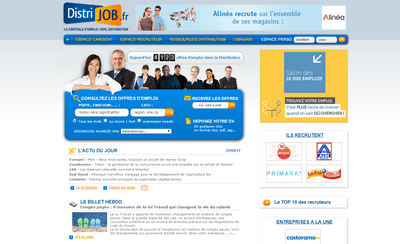 distrijob homepage