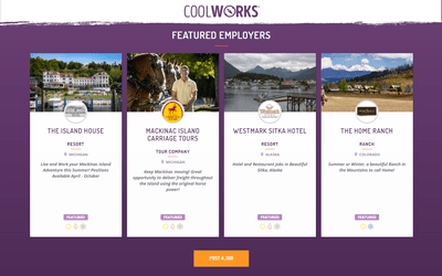 coolworks homepage