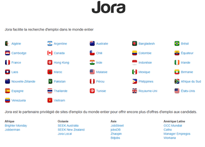 jora countries