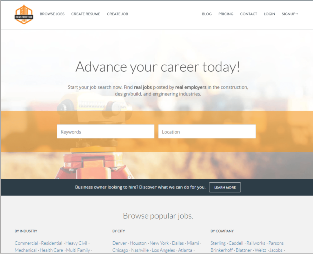 Best job boards in building and construction Jobboard Finder News