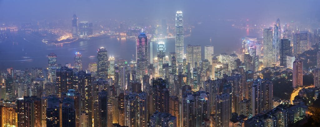 Hong Kong at night