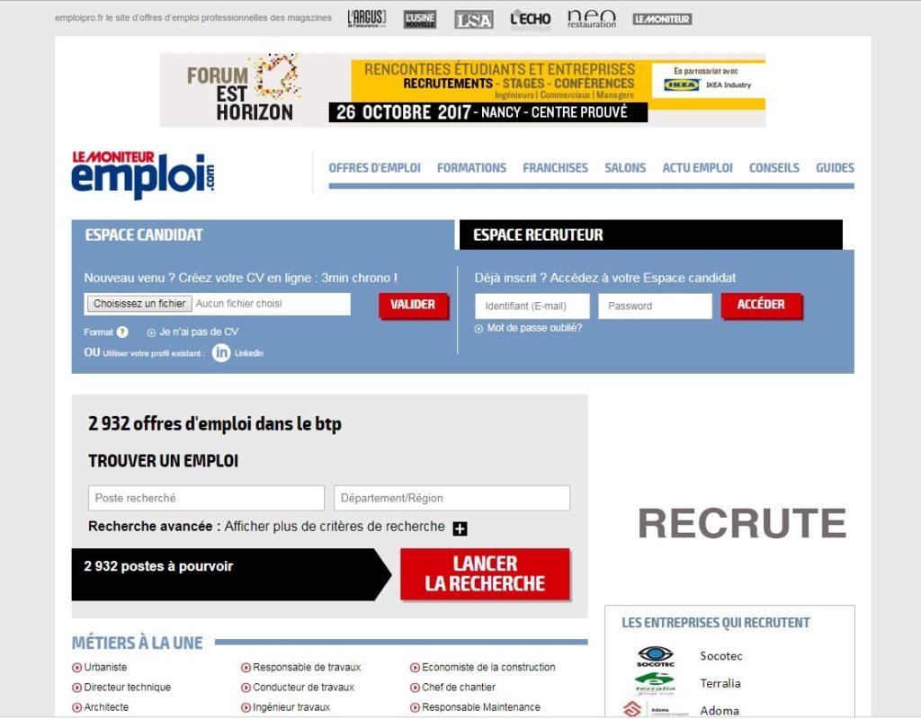 Le Moniteur Emploi