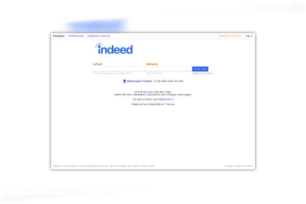 Indeed Canada jobs site | Indeed | Jobboard Finder